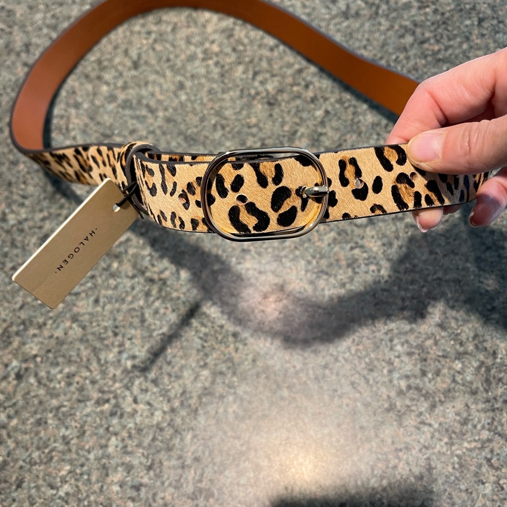 NWT Halogen Leopard Belt (Nordstrom brand).